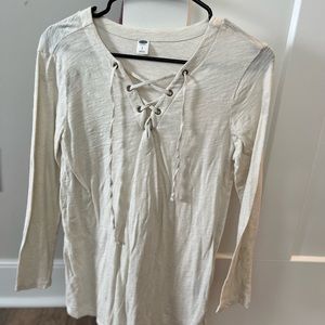 Old Navy cream top size S